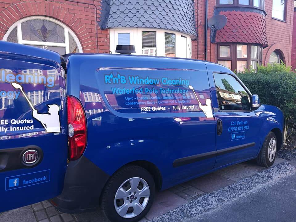 RnB Window Cleaning, the first van.