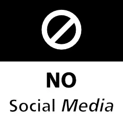 NO Social Media Icon