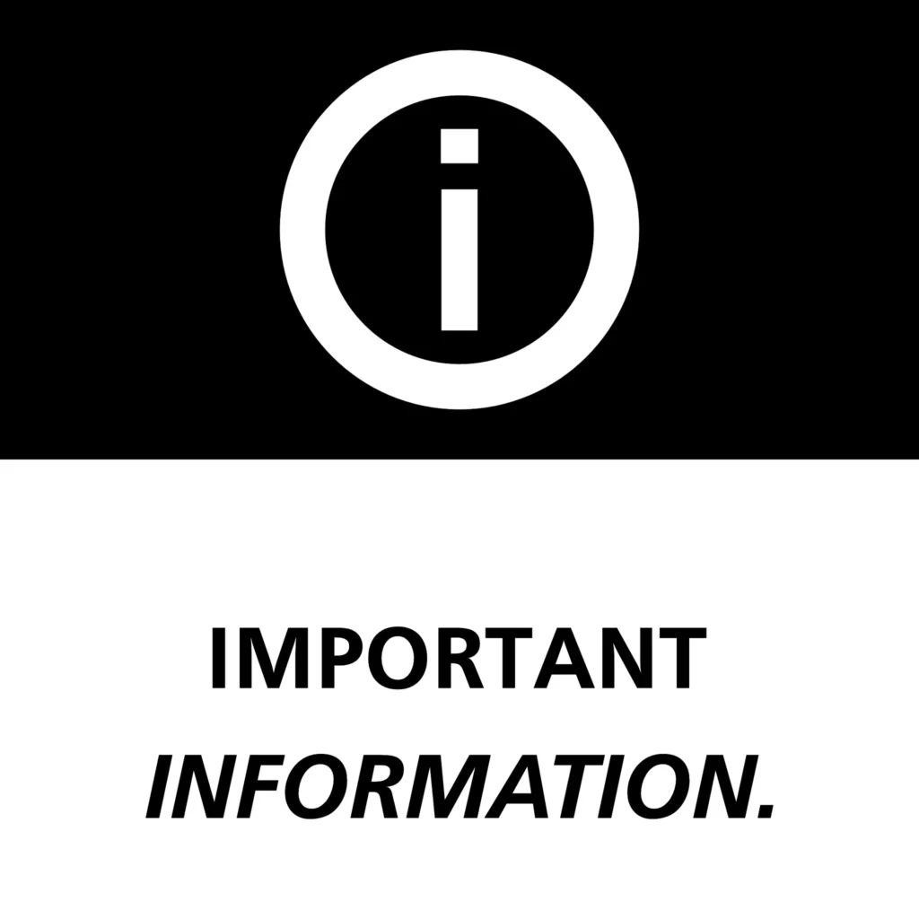 Savvy Start-Up - Important Information.